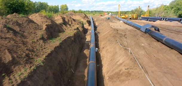 В Уфе завершено строительство канализационного коллектора от КНС «Затон-Восточный»!